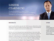 Tablet Screenshot of leszek-czarnecki.pl